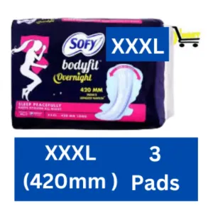 Sofy bodyfit Overnight Pad XXXL (420mm) 3pc 78/-