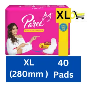 Paree Pads(Soft and Rashfree) XL (280mm) 40pc 235/- 