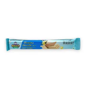 BALAJI VANILLA CREAM WAFER 5/-