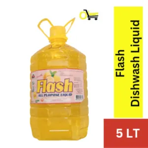 Flash Dishwash yellow Liquid 5lt 265/-