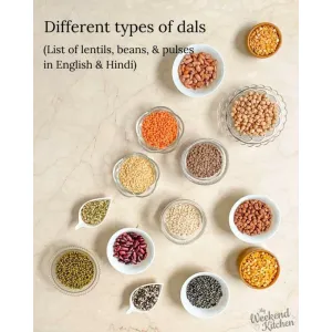All types of Dal