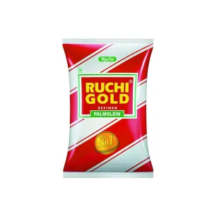 Ruchi Gold Refined Palmolein Oil Pouch 1Ltr