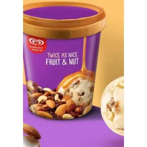 Kwality wall's fruit and nut icecream