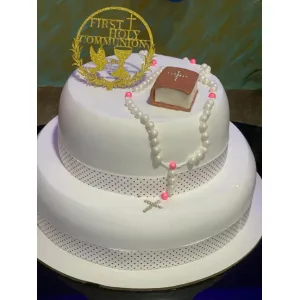 Holy Communion butterscotch cake (extra work) 2kg