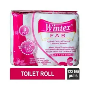 Wintex Fab Toilet Roll (3 Ply, 12 in 1) 