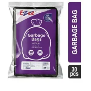 Ezee Premimum Flat Black Garbage Bag (Medium) 
