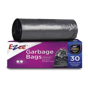 Ezee Premimum Black Garbage-Bag (Medium) 