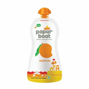 Paper boat Fruit Juice - Aamras mango drink