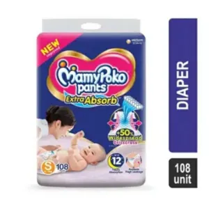 MamyPoco Pants Monthly Jumbo Pack Extra Absorb Diaper (S)