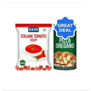 Keya Pizza Oregano + Keya Italian Tomato Soup Combo
