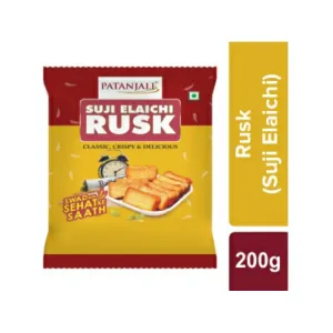 Patanjali Suji Elaichi Rusk 