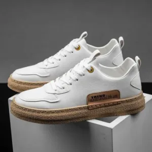  White Men Casual Sneakers Shoes for Men (s)
