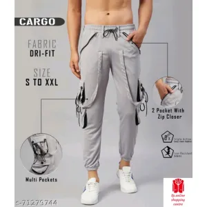 Multi Pocket Stylish Cargo Look Track pant (m)