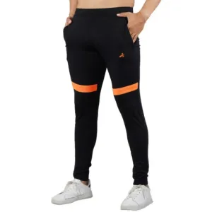 Solid Men Black Track Pants(s)