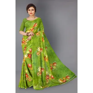  Floral Print Daily Wear Georgette Saree
(s)