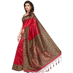  Floral Print Mysore Silk Blend Saree(s)