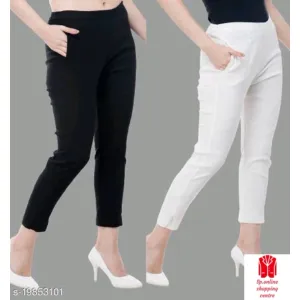 Trendy Feminine Women Women Trousers (m) pack of 2