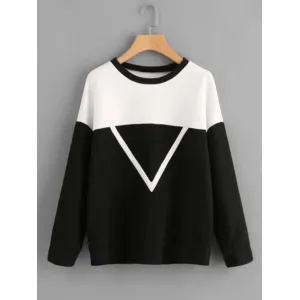 Women Round Neck Black, White T-Shirt
(s)
