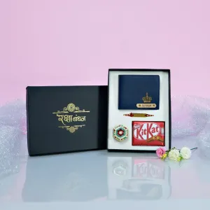 Rakhi Combo 3.0 (Wallet+ Metal Rakhi Combo)