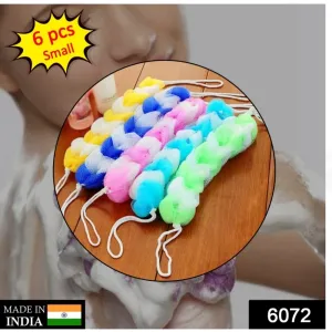 6Pc Mini Loofah 170Gm  AB008