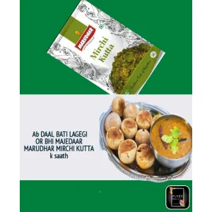 Rajasthani Mirchi Kutta