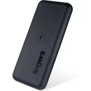 FINGERS Pro Wireless PD-QC Power Bank [10,000 mAh + Power Delivery (PD) + Dual USB Ports + Type-C)