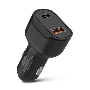 DigiTek® (DMC UPD 36W, Black) Cellular Phones Qc Pd 36W Car Charger With Quick Charge 3.0 And Power Delivery, Type-C & Usb Port With Wide Compatibility (DMC UPD 36W, Black)