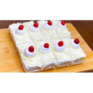 White forest pastries