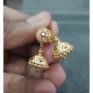 Floral jhumka 