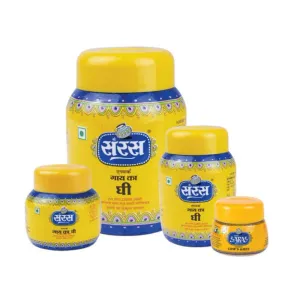 Shree Saras Cow Ghee 1 ltr jar