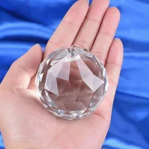Fengsui Set Of 2 Crystal Ball Wall Hanging 