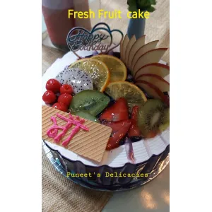 FRESH FRUIT cake 1/2kg