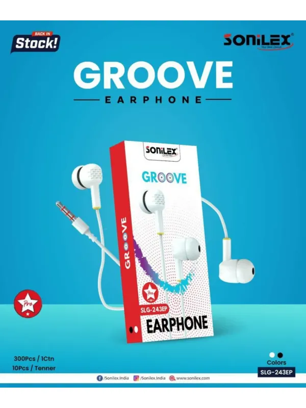 SONILEX GROOVE EARPHONE