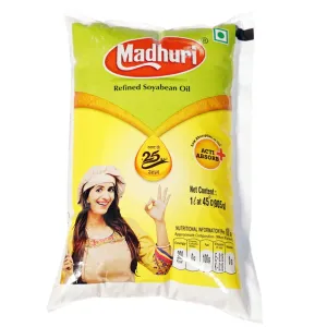 Madhuri Soyabean Oil Pouch 1 L