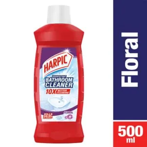 Harpic Floral Disinfectant Bathroom Cleaner 500 ml / 1 L