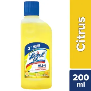 Lizol Citrus Disinfectant Surface Cleaner 200 ml / 500 ml / 1 L