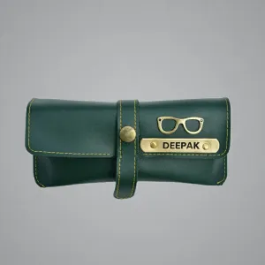 Green Customised Sunglass Holder