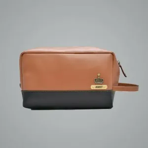 Tan-Black Utility Pouch