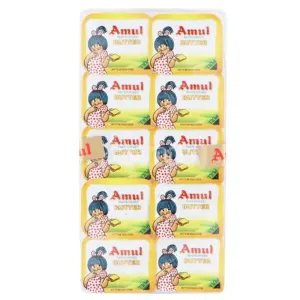 Amul School Pack Butter 100 g (Pack of 10)