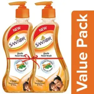 Santoor Classic Hand Wash 215 ml (Buy 1 Get 1 Free)