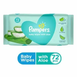 Pampers Aloe Baby Wipes 72 pcs