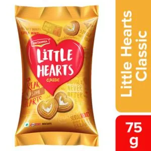 Britannia Classic Little Hearts Biscuits 75 g