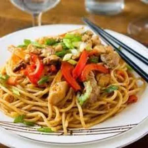 EGG SOFT NOODLES ( LESS SPICY )@ RAVI BAKERY
