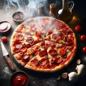 CHICKEN SUPREME PIZZA @ RAVI BAKERY
