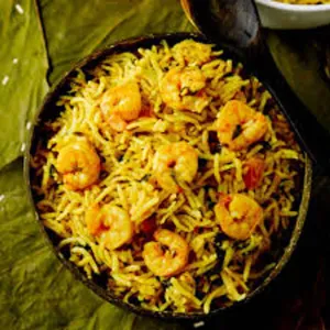 SPECIAL PRAWNS BIRYANI @ RK RESTAURANT