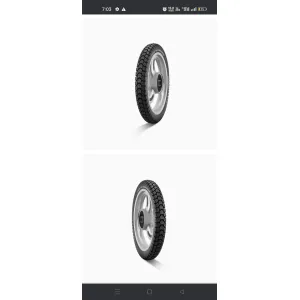 TVS Eurogrip 2.75.18 Jumbo Tube-Type Bike Tyre, Rear