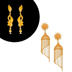 Gold Earrings 