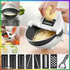 9 in 1 Vegetable Slicer and Drainner 