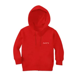 KHd-RD(kids red hooded sweatshirt)
