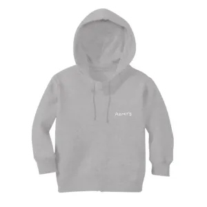 KHd-GM(kids grey hooded sweatshirt)